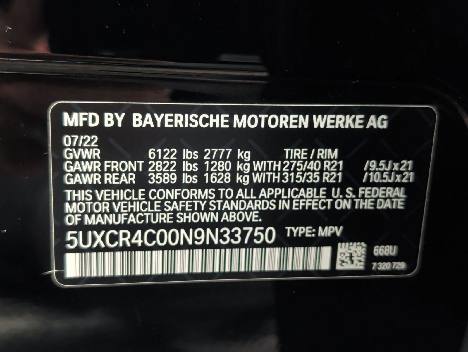 Used 2022 BMW X5 sDrive40i w/ Premium Package RWD image 31
