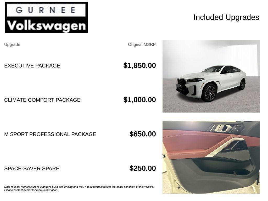 Used 2024 BMW X6 M60i w/ Executive Package image 4