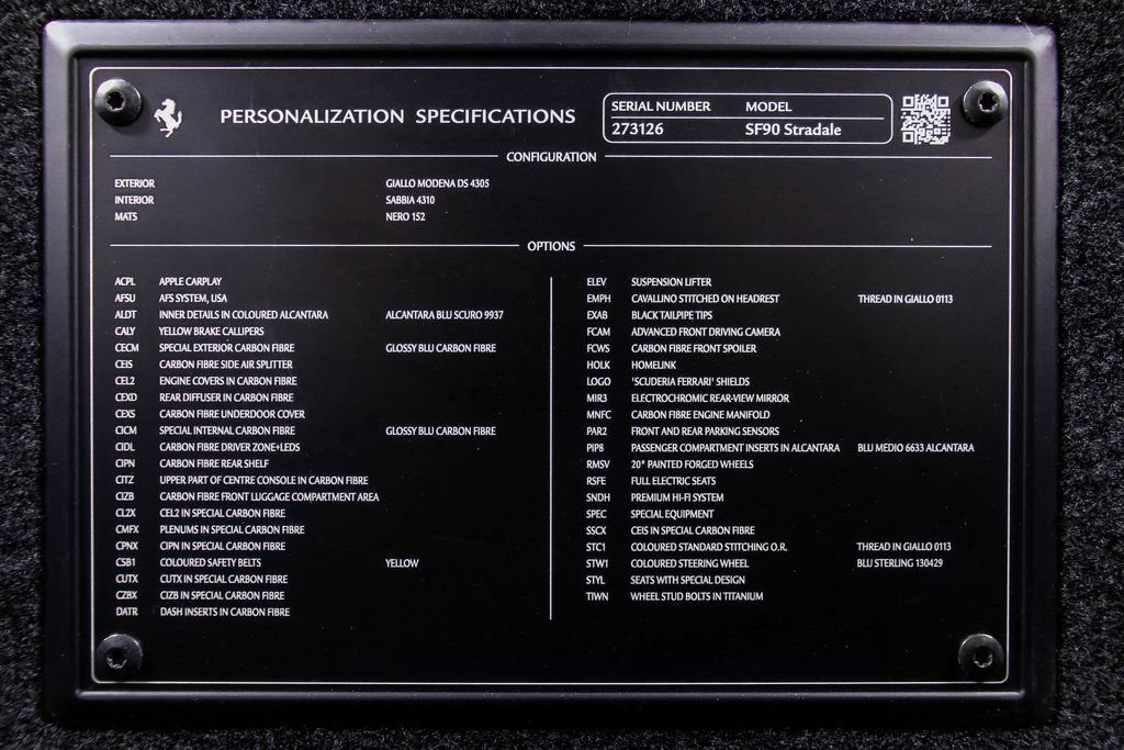 Certified 2022 Ferrari SF90 Stradale AWD/4WD image 57
