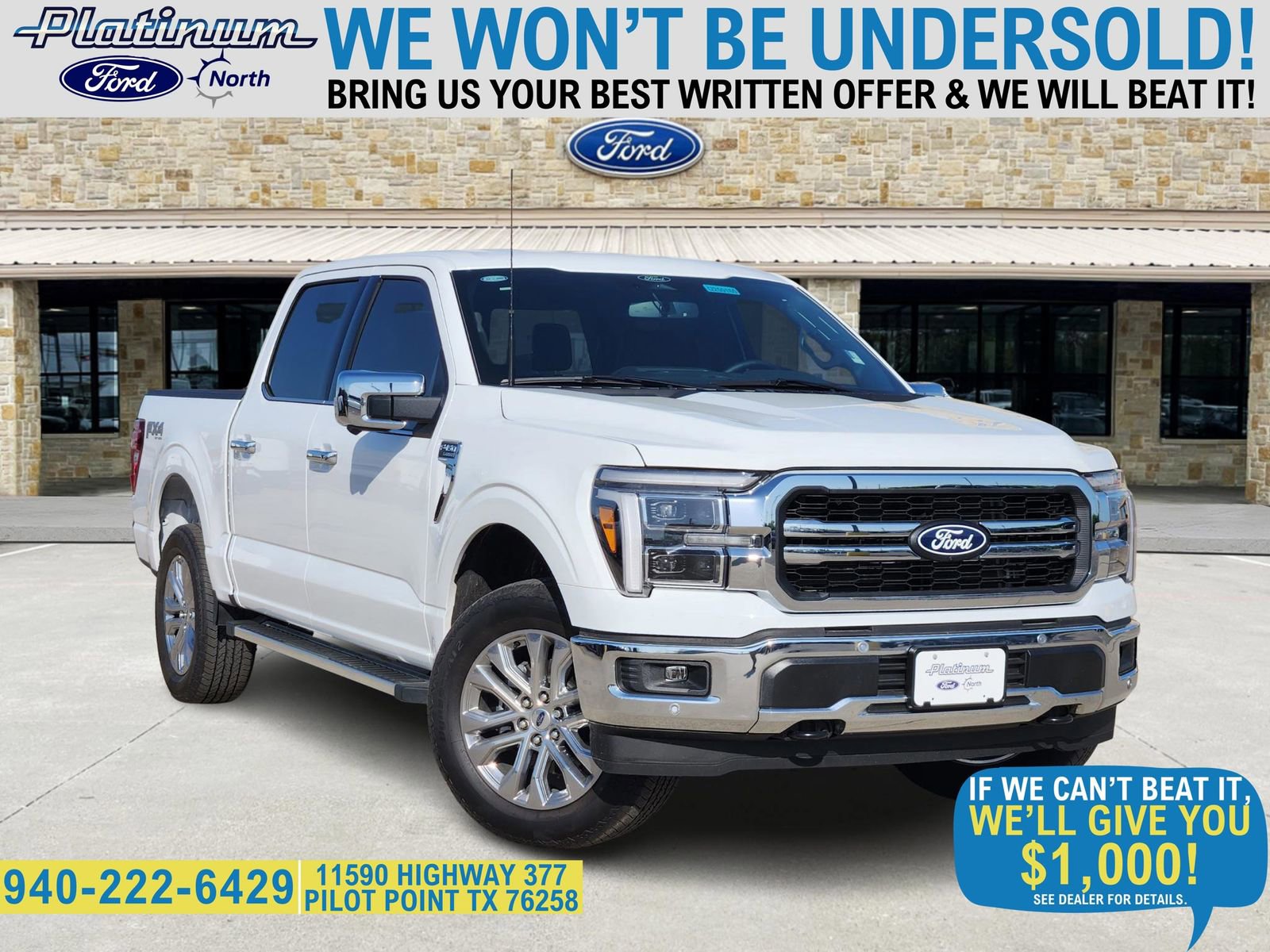 New 2025 Ford F150 Lariat w/ Equipment Group 501A Mid