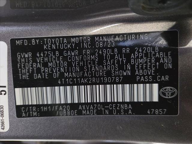 Certified 2024 Toyota Camry LE FWD image 23