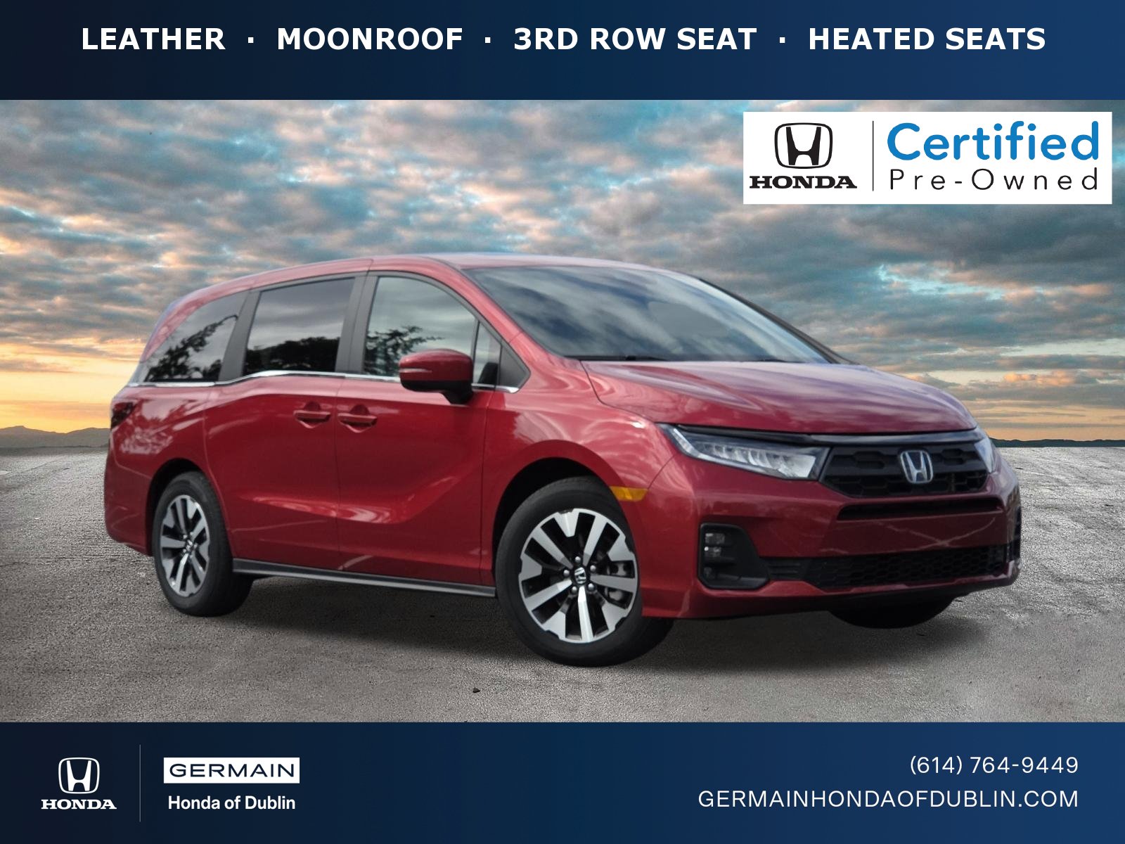 Certified 2025 Honda Odyssey EX-L image 1