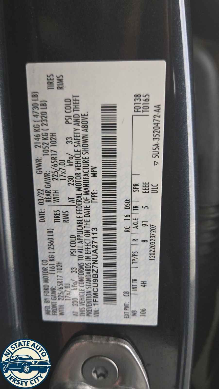 Used 2022 Ford Escape SE w/ Convenience Package image 26