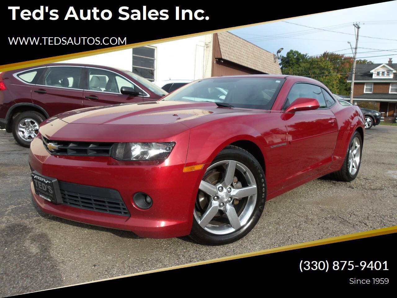Used 2014 Chevrolet Camaro LT w/ Rear Vision Package RWD image 1