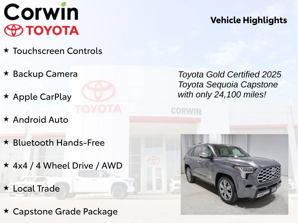 Certified 2025 Toyota Sequoia Capstone AWD/4WD image 9