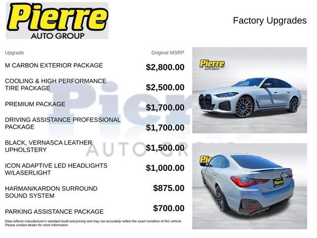 Used 2023 BMW i4 M50 w/ M Carbon Exterior Package AWD/4WD image 14