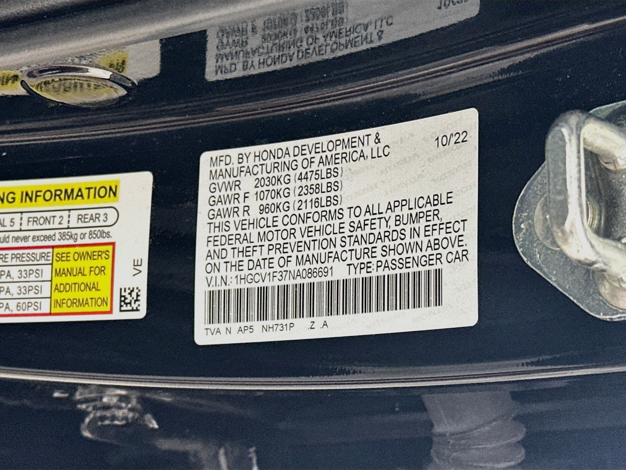 Used 2022 Honda Accord Sport image 12