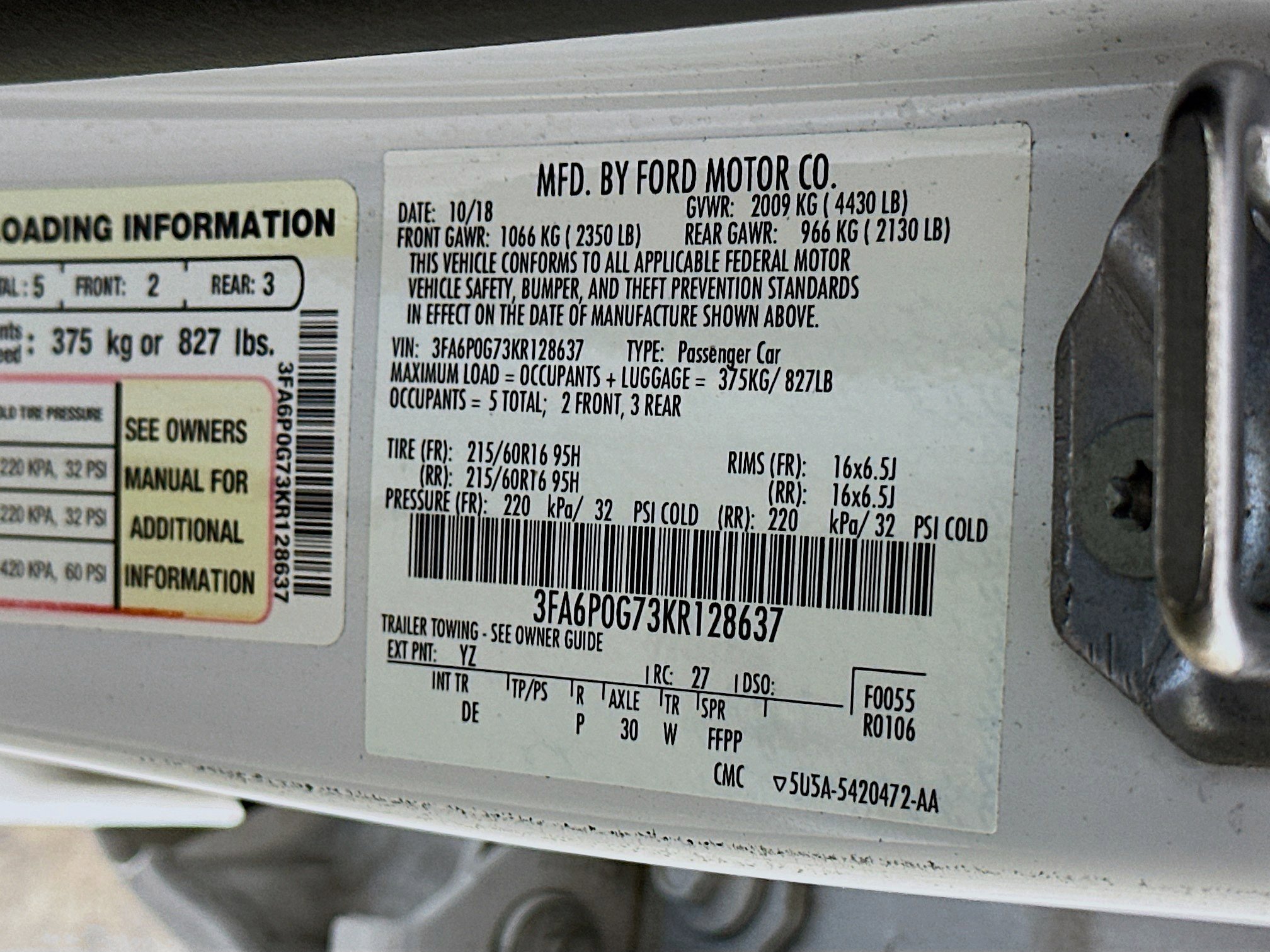 Used 2019 Ford Fusion S image 12