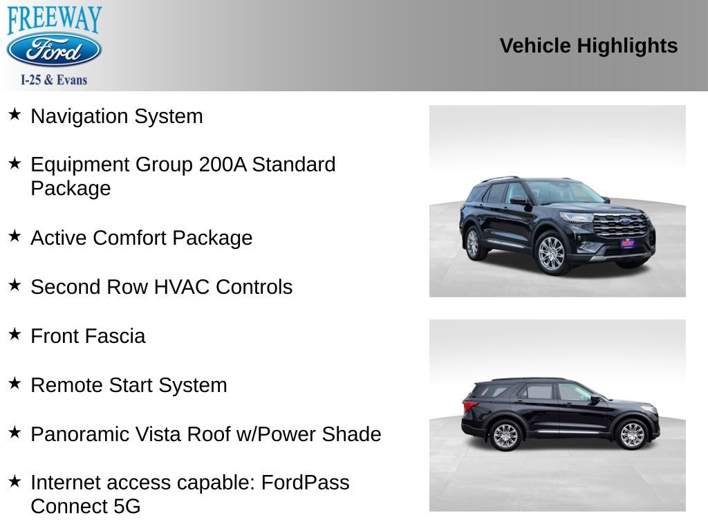 Used 2025 Ford Explorer Active w/ Active Comfort Package AWD/4WD image 2