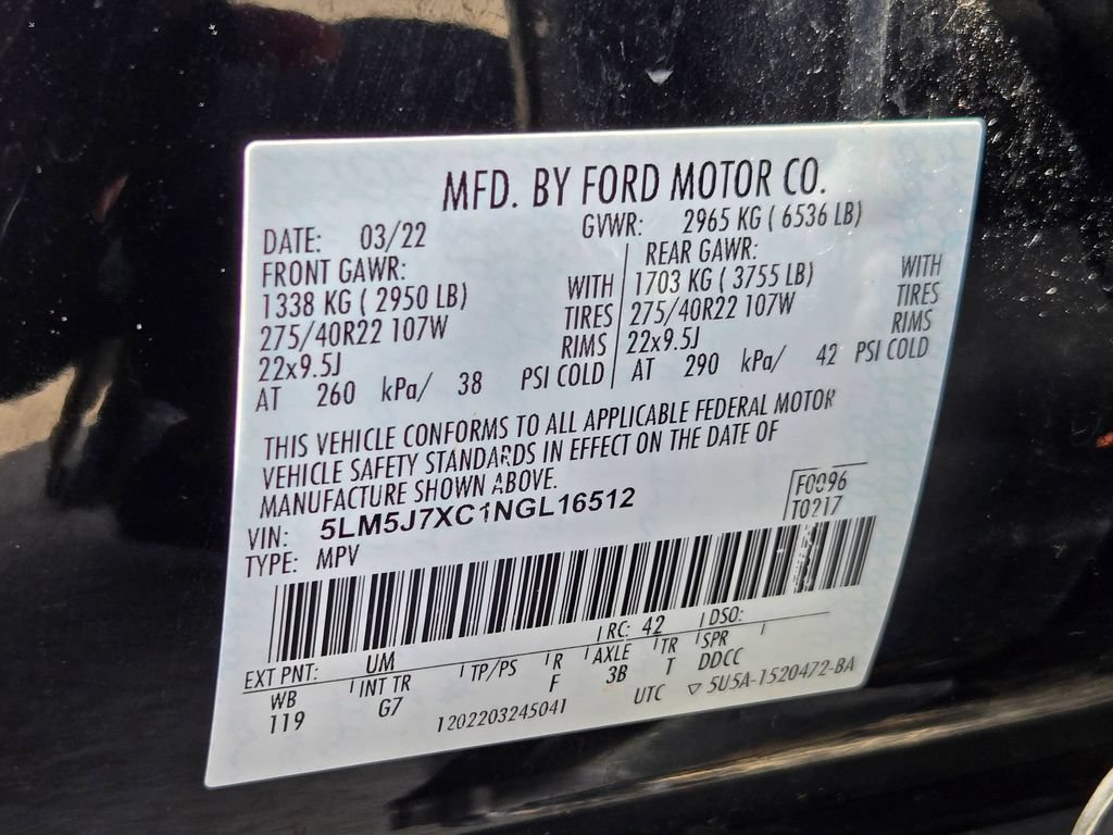 Used 2022 Lincoln Aviator Reserve w/ Equipment Group 201A AWD/4WD image 30