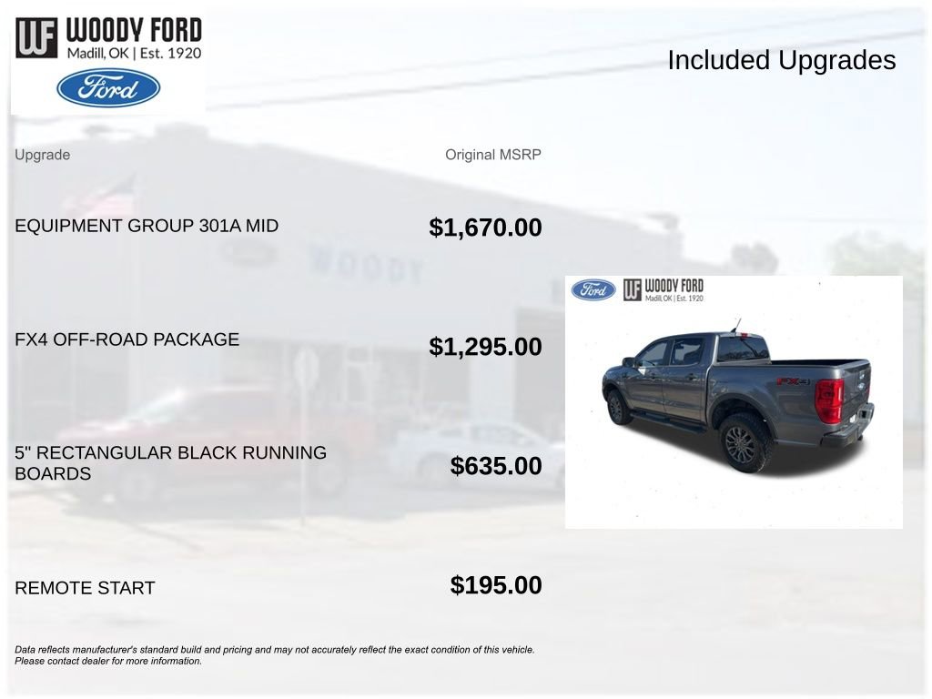 Used 2021 Ford Ranger XLT w/ Equipment Group 301A Mid AWD/4WD image 5
