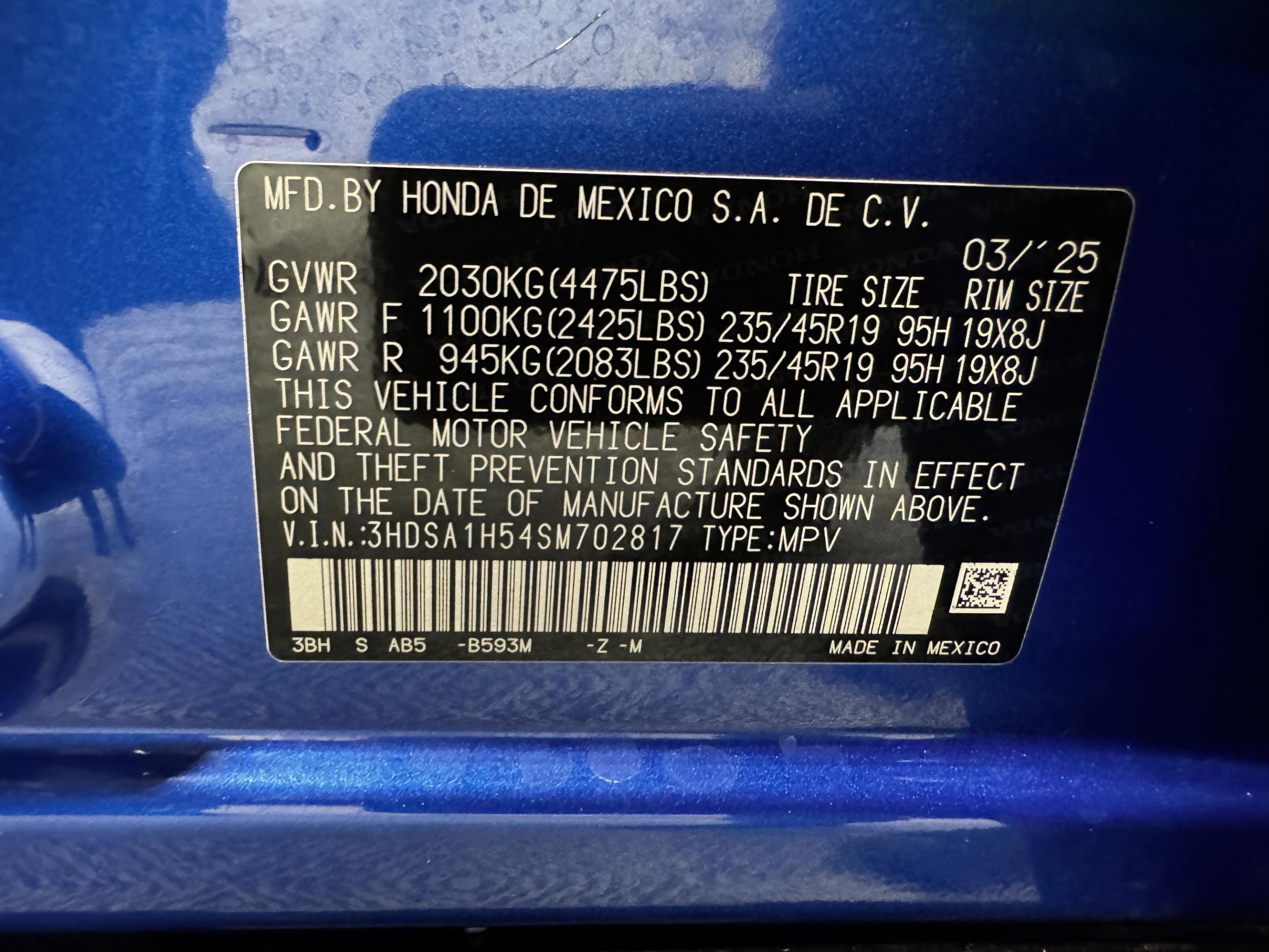 Certified 2025 Acura ADX A-Spec FWD image 42