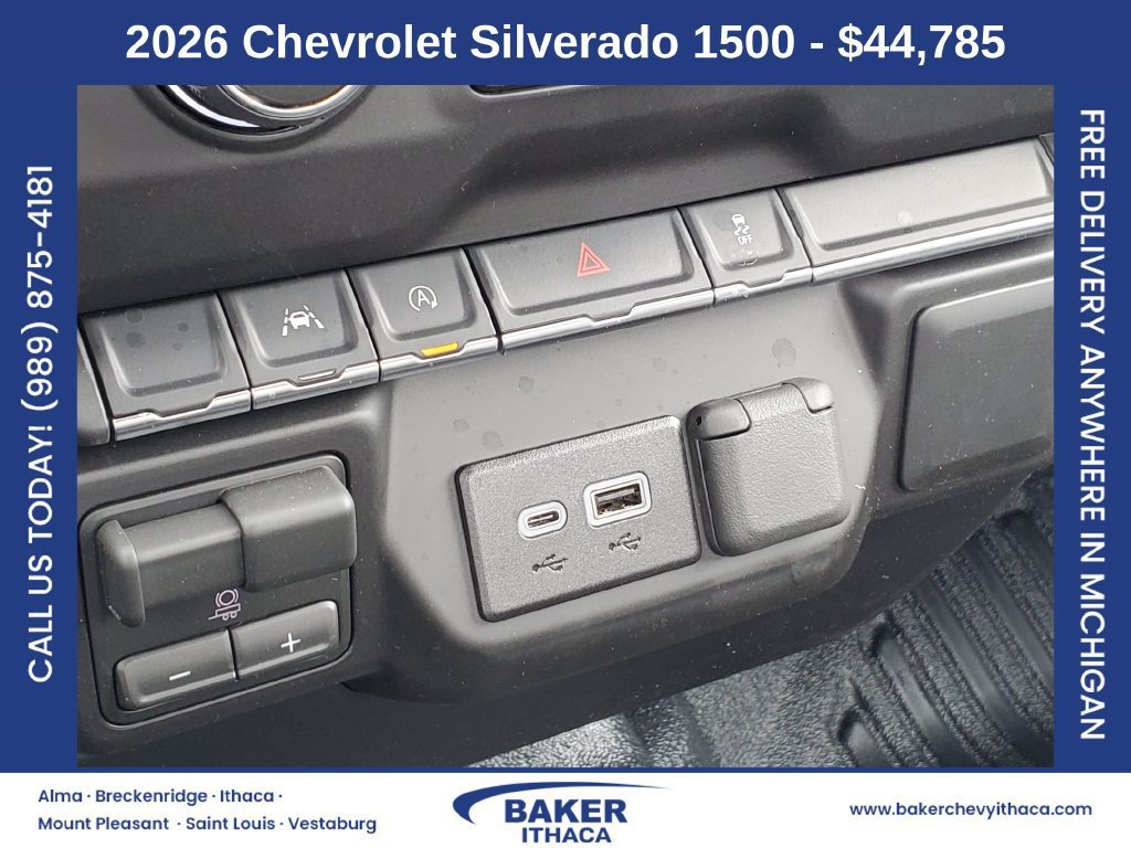 New 2026 Chevrolet Silverado 1500 W/T w/ Trailering Package AWD/4WD image 18