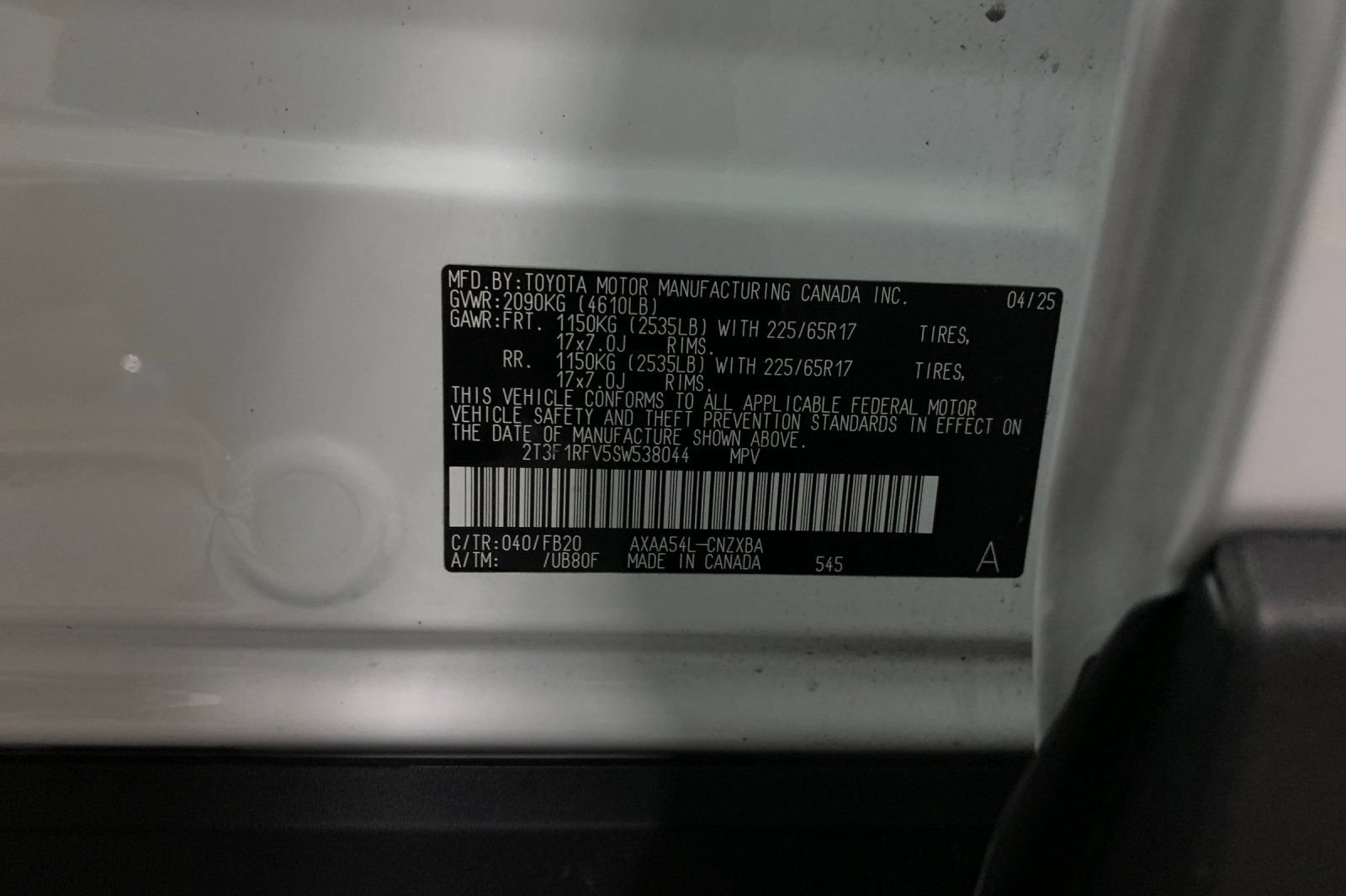 Used 2025 Toyota RAV4 LE AWD/4WD image 34