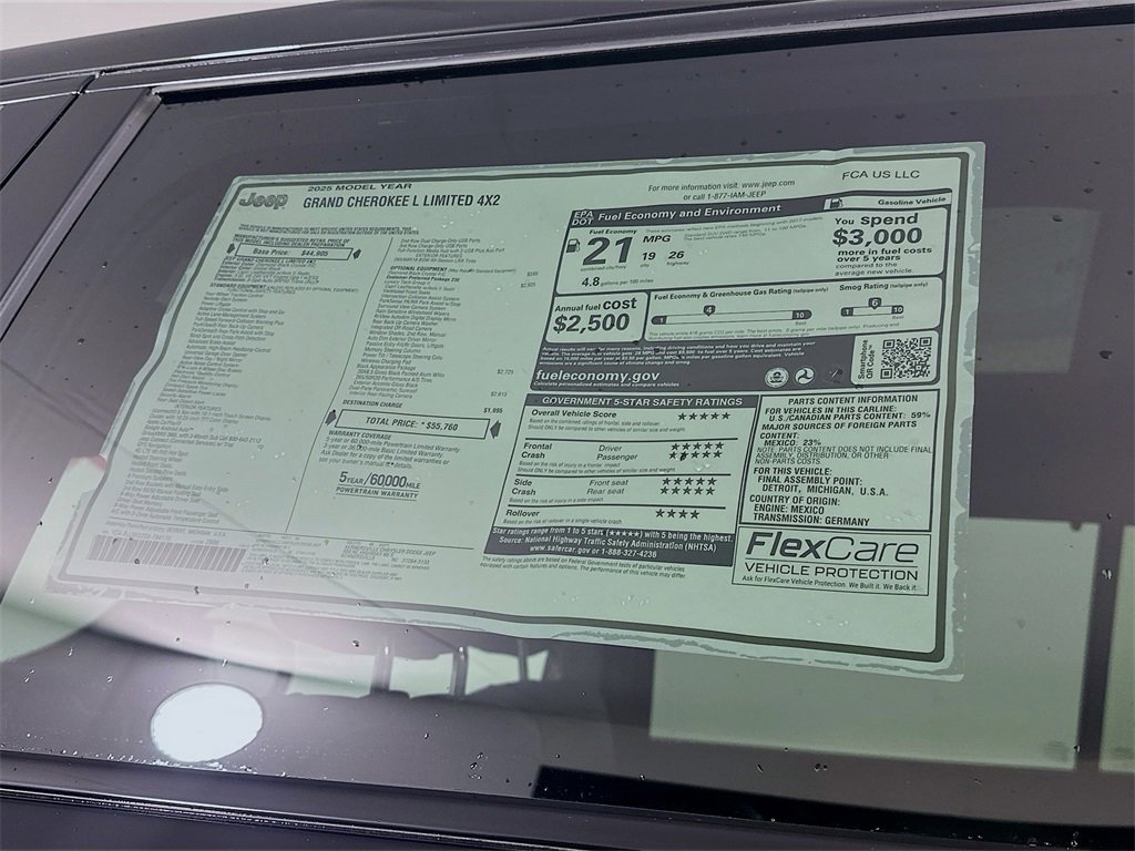 New 2025 Jeep Grand Cherokee L Limited w/ Luxury Tech Group II image 21