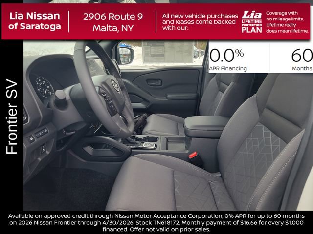 New 2026 Nissan Frontier SV w/ SV Convenience Package image 14