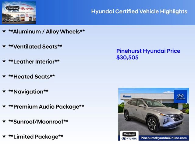 Certified 2024 Hyundai Tucson Limited AWD/4WD image 36