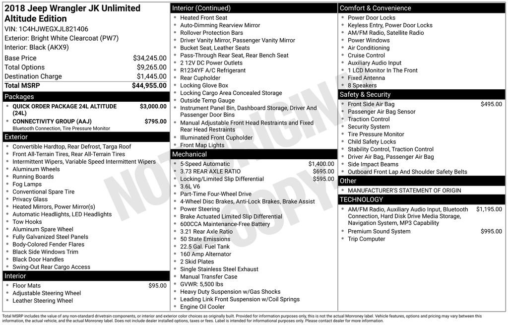 Used 2018 Jeep Wrangler Unlimited Sahara image 6