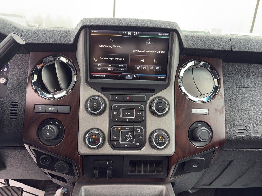 Used 2015 Ford F350 Lariat w/ Lariat Ultimate Package AWD/4WD image 16