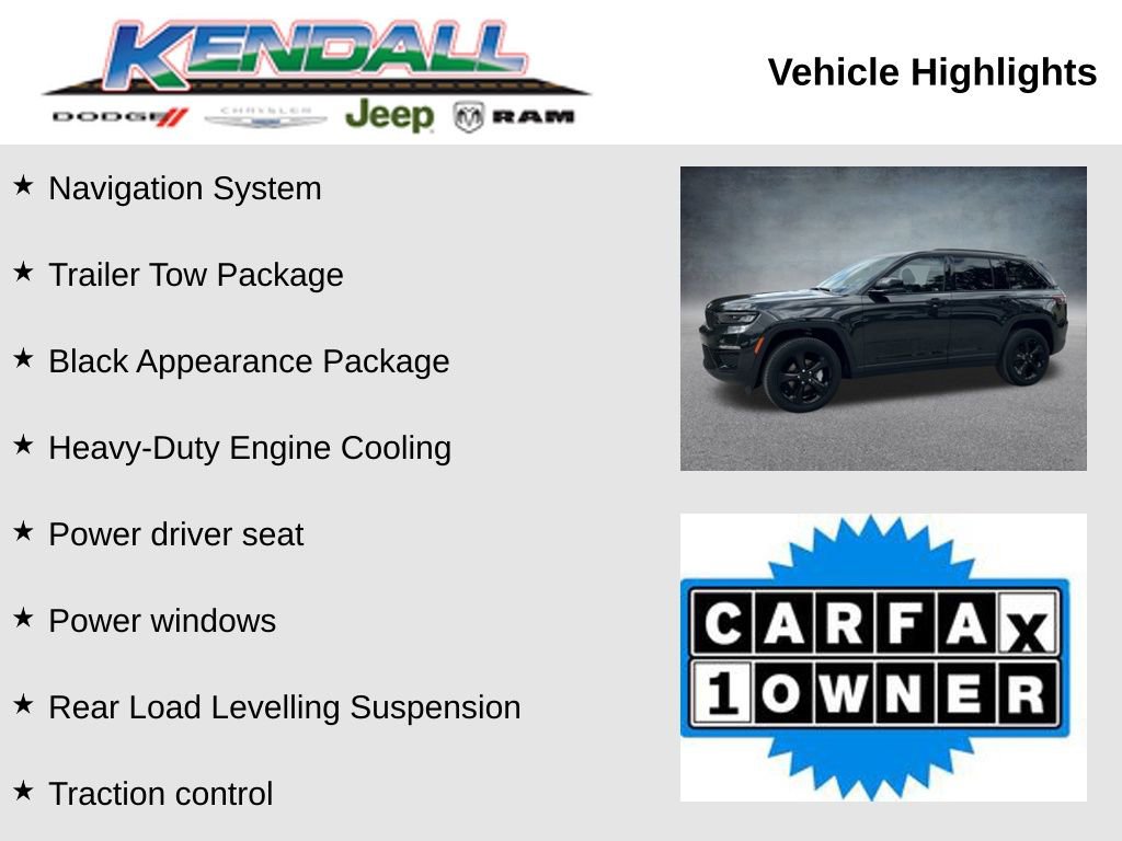 Used 2024 Jeep Grand Cherokee Limited w/ Black Appearance Package image 4