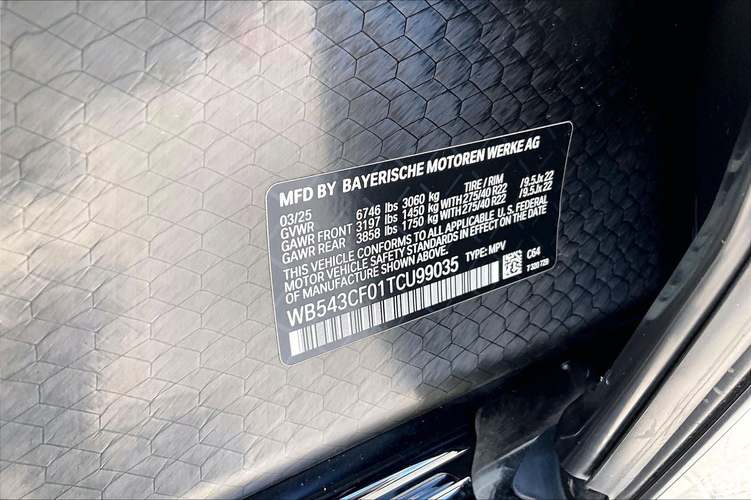 Used 2026 BMW iX xDrive45 w/ M Sport Package image 34