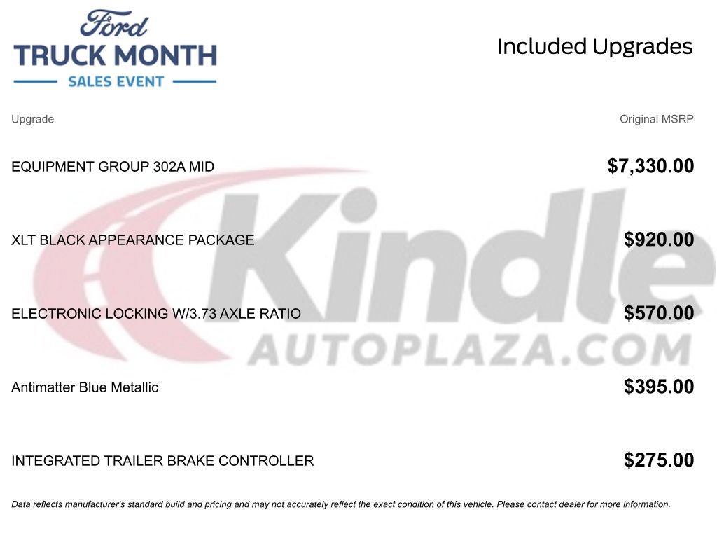 New 2026 Ford F150 XLT w/ Equipment Group 302A MID image 3