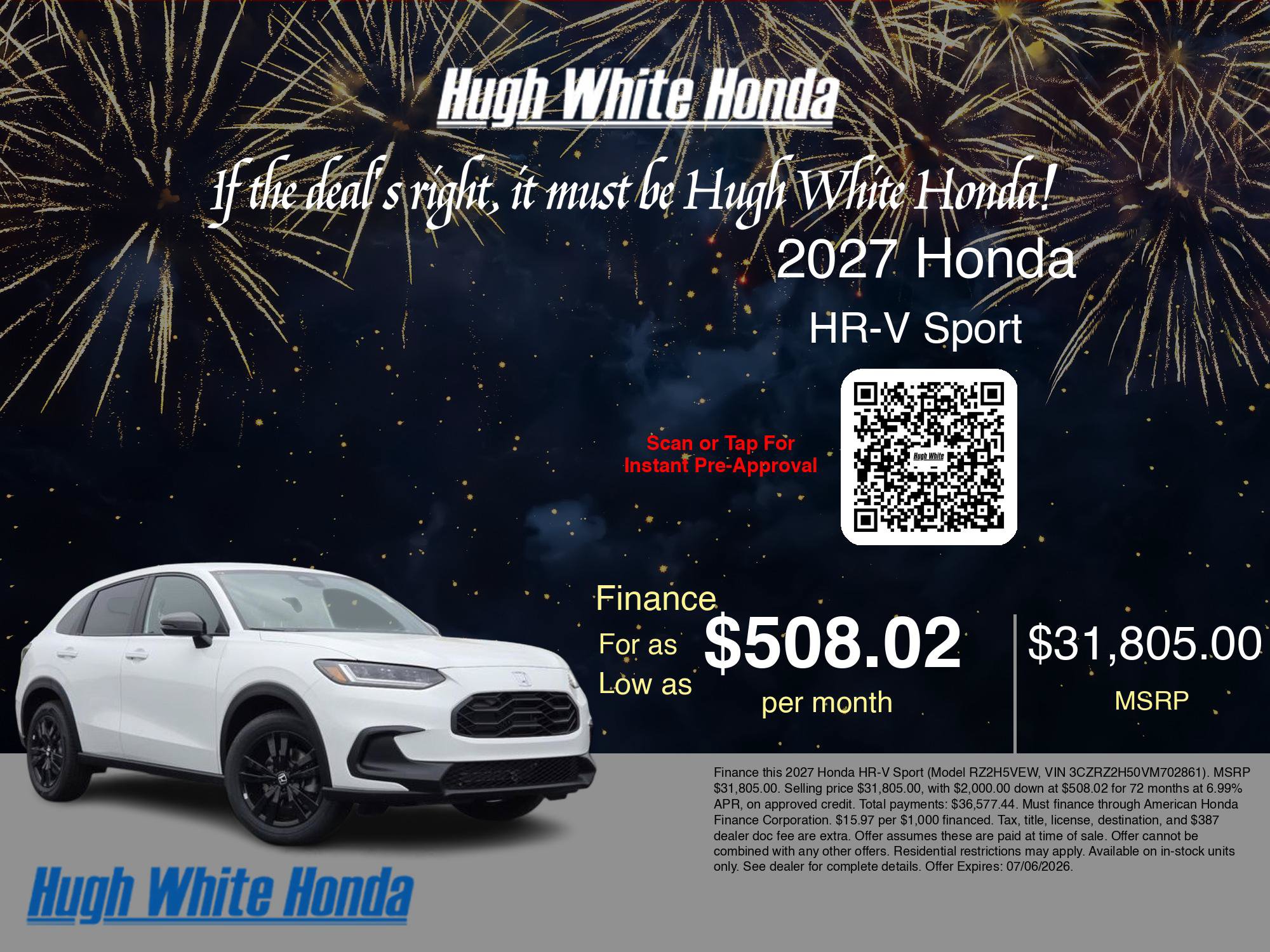 New 2027 Honda HR-V Sport image 7