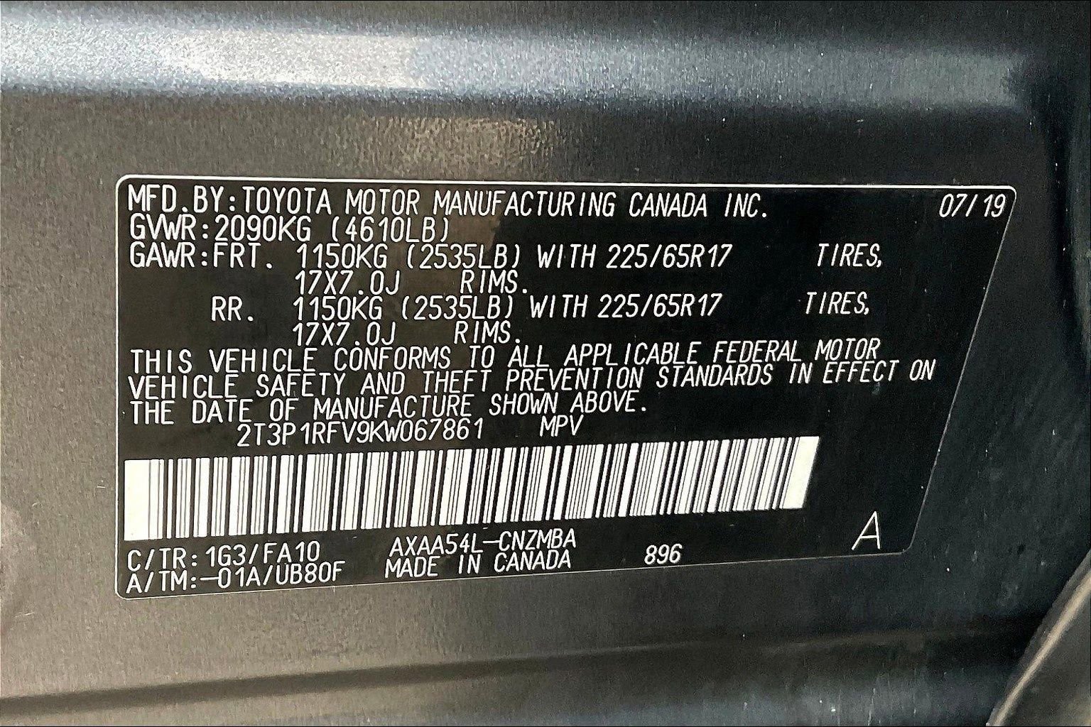 Used 2019 Toyota RAV4 XLE image 39