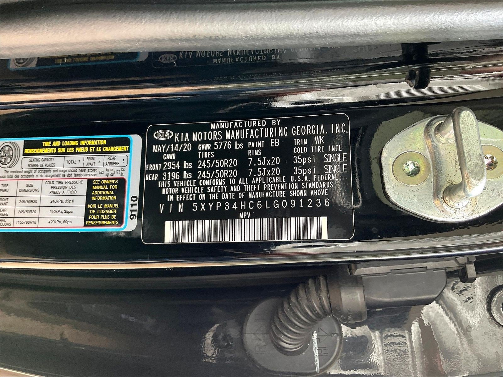 Used 2020 Kia Telluride EX w/ EX Premium Package FWD image 19