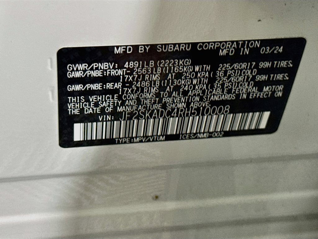 Certified 2024 Subaru Forester Premium AWD/4WD image 36