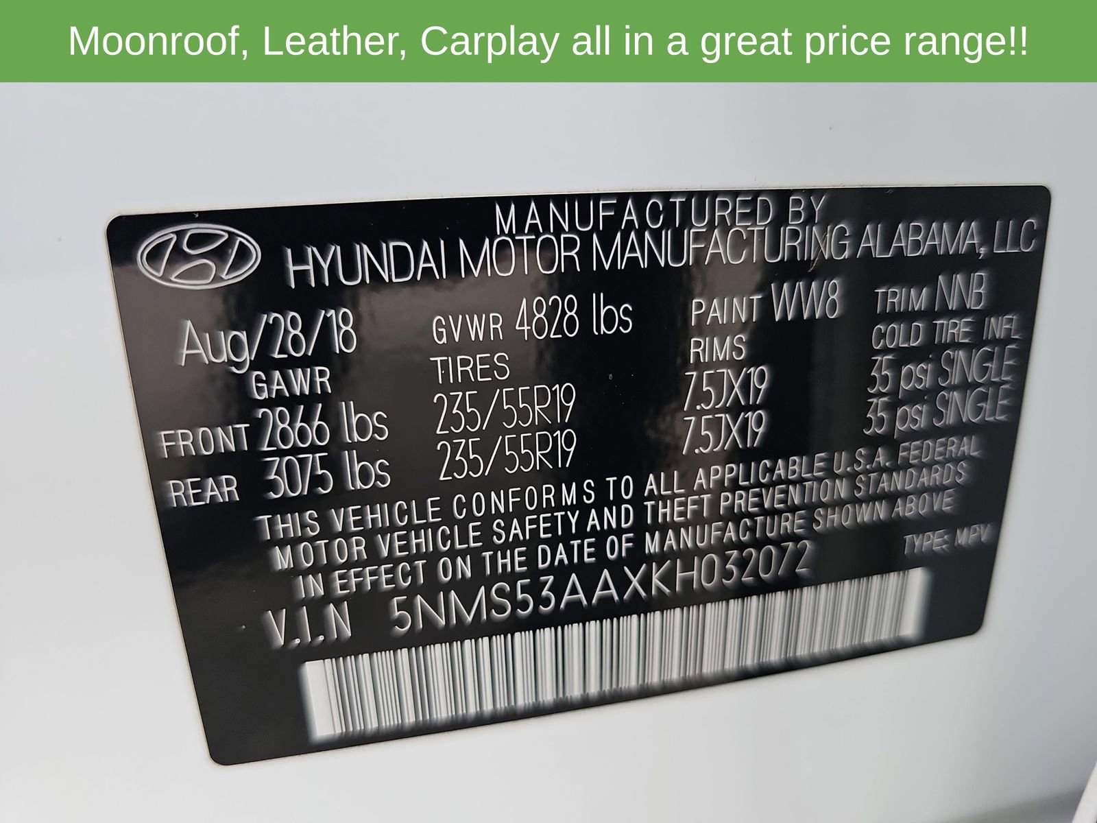 Used 2019 Hyundai Santa Fe Limited FWD image 41