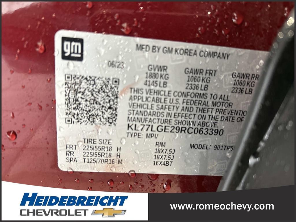 Used 2024 Chevrolet Trax RS w/ Driver Confidence Package image 8