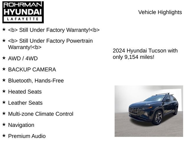 Used 2024 Hyundai Tucson Limited AWD/4WD image 7