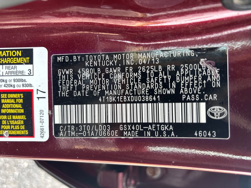 Used 2013 Toyota Avalon XLE FWD image 29