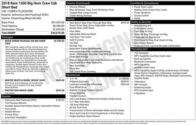 Used 2018 RAM 1500 Big Horn AWD/4WD image 4