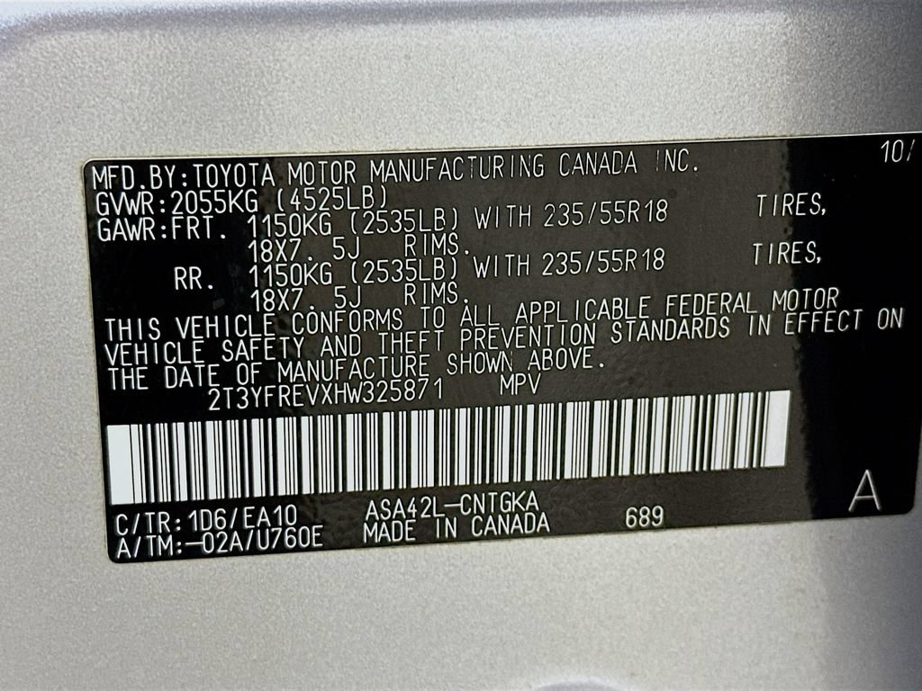 Used 2017 Toyota RAV4 Platinum FWD image 40
