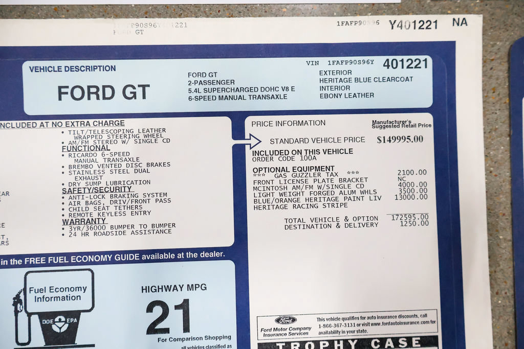 Used 2006 Ford GT RWD image 57