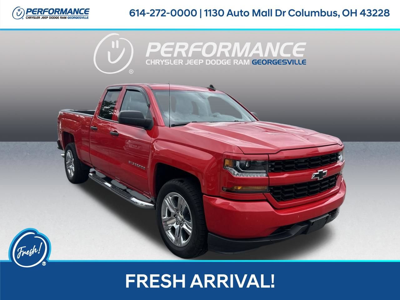 Used 2017 Chevrolet Silverado 1500 Custom w/ Custom Convenience Package AWD/4WD image 1