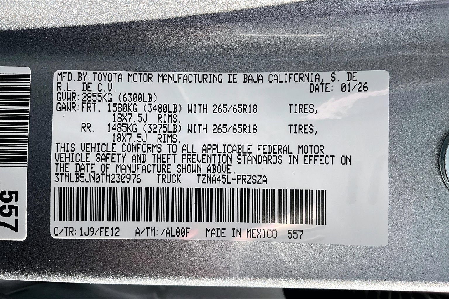 Used 2026 Toyota Tacoma TRD Sport AWD/4WD image 35