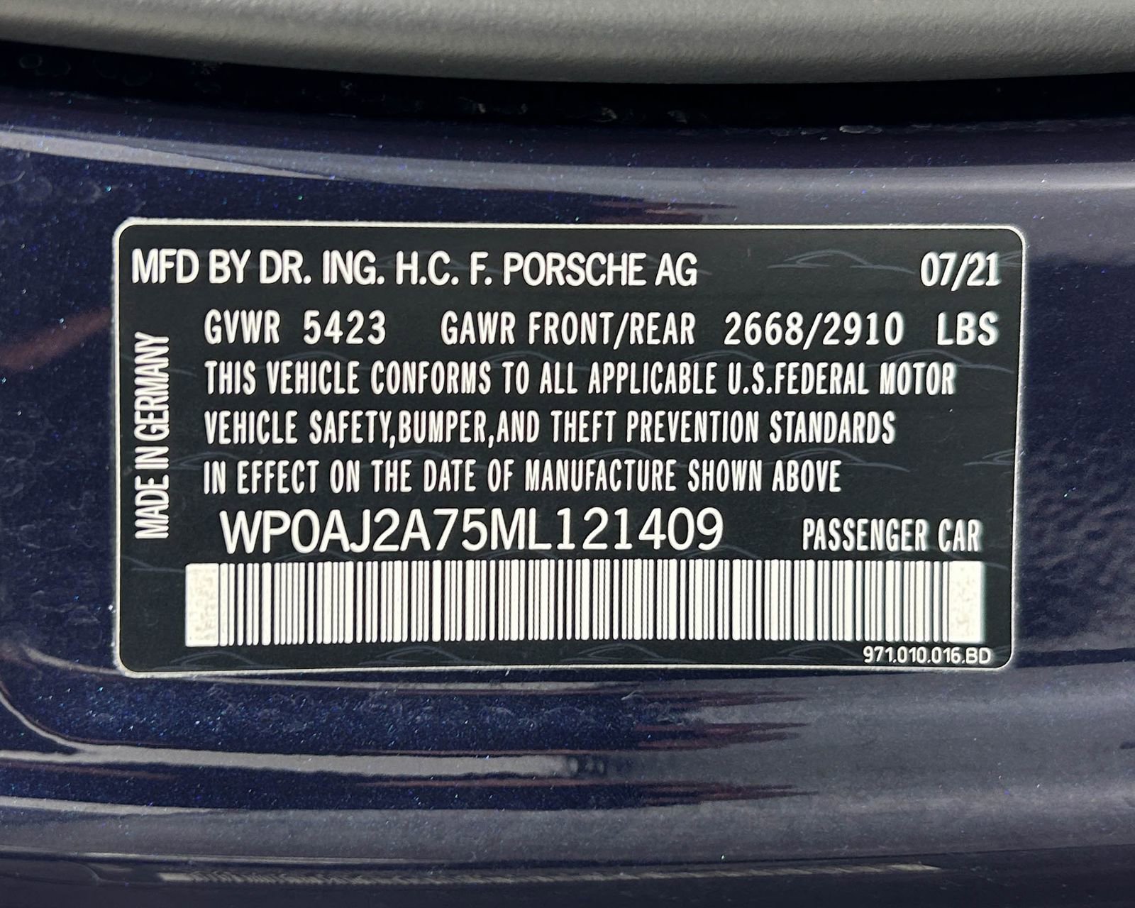 Certified 2021 Porsche Panamera 4 image 32