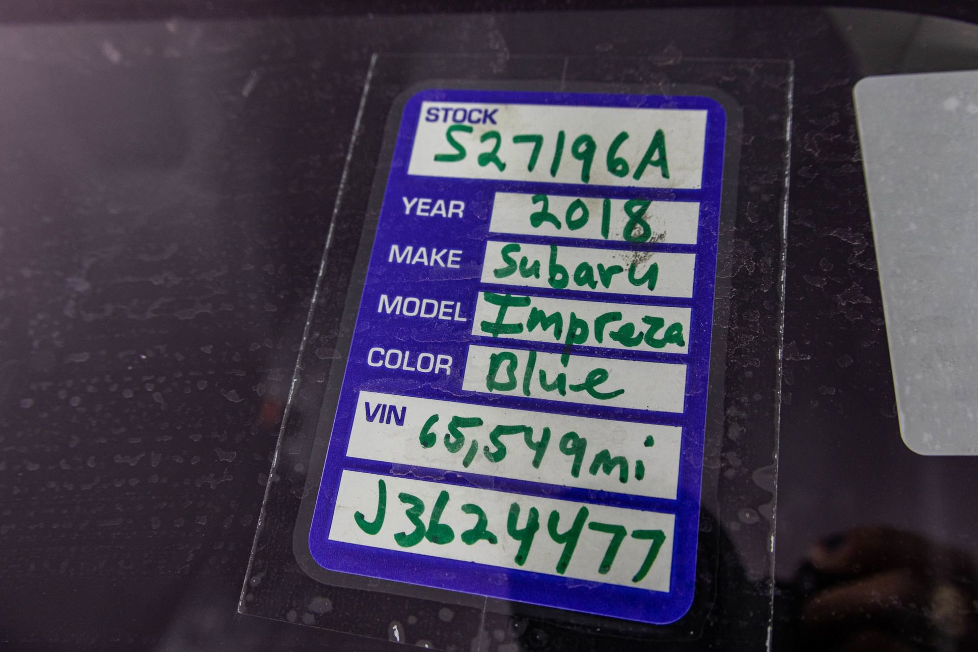 Used 2018 Subaru Impreza 2.0i Premium image 53