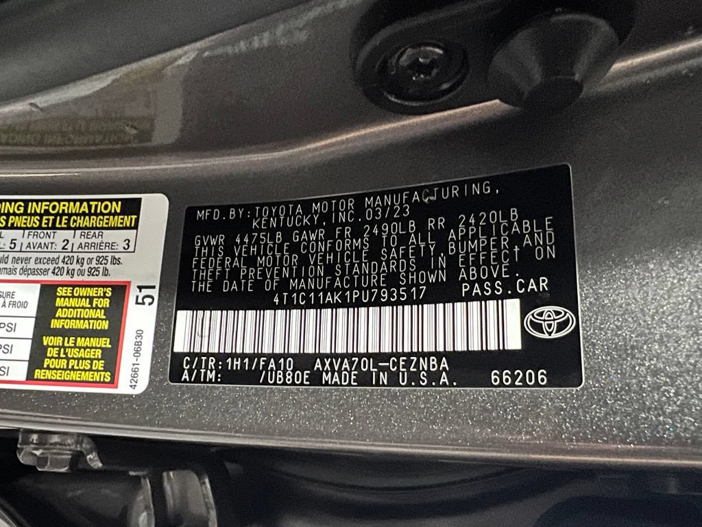 Certified 2023 Toyota Camry LE FWD image 40