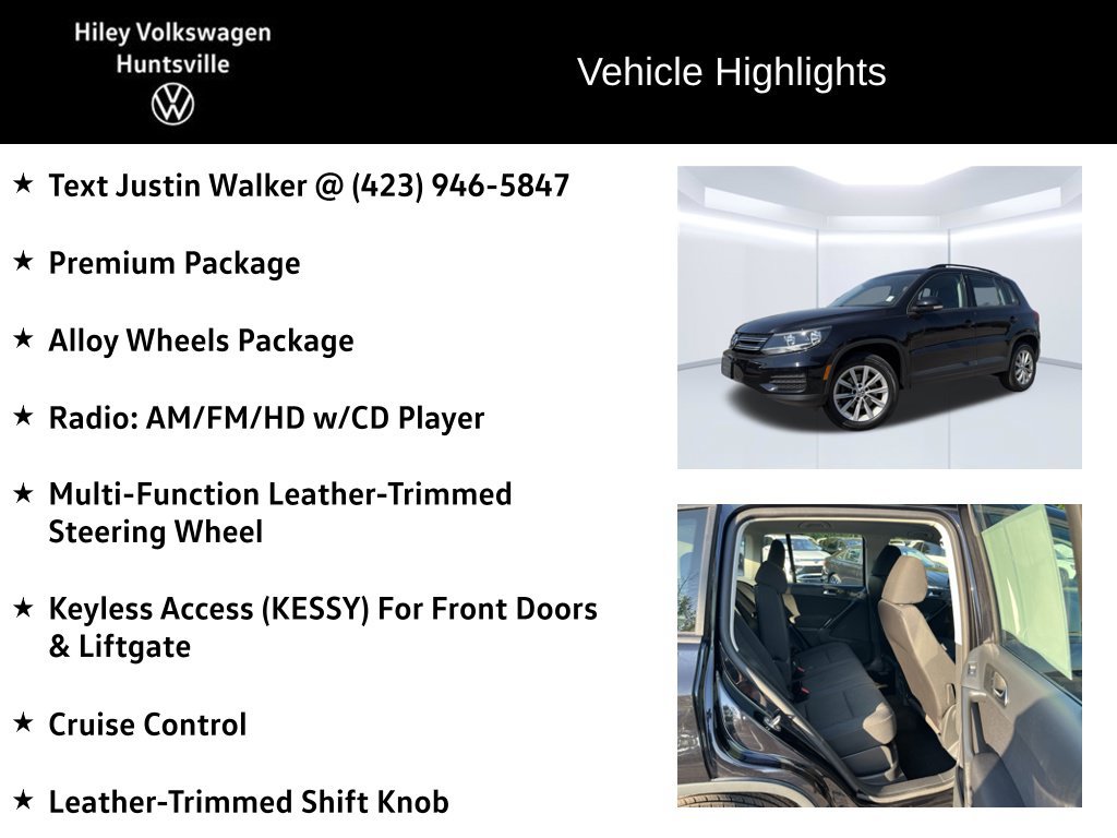 Used 2018 Volkswagen Tiguan Limited w/ Premium Package AWD/4WD image 6