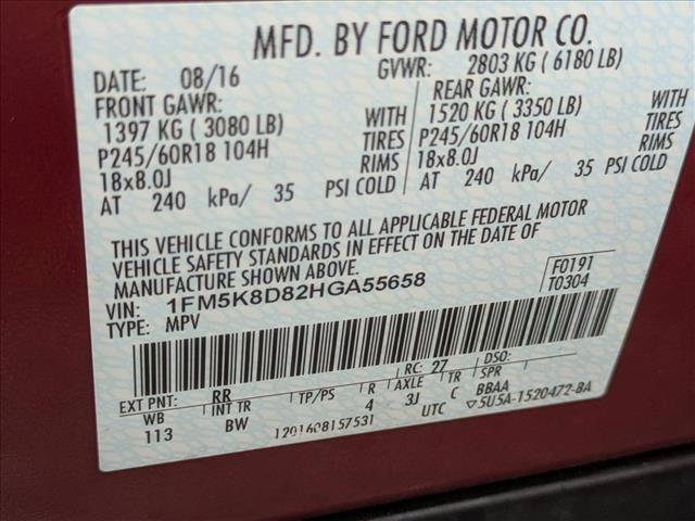 Used 2017 Ford Explorer XLT w/ Equipment Group 202A AWD/4WD image 28