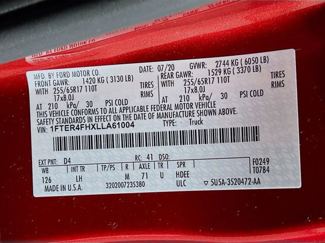 Used 2020 Ford Ranger XLT w/ Equipment Group 301A Mid image 26