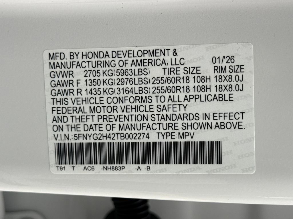 New 2026 Honda Pilot EX-L image 28