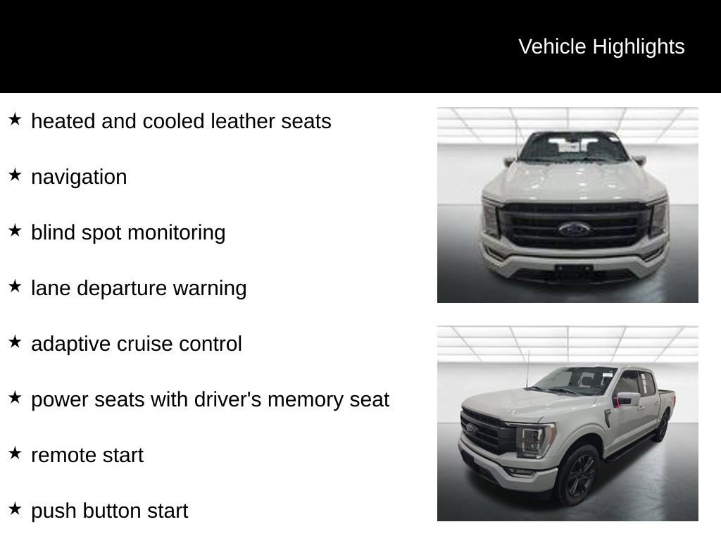 Used 2023 Ford F150 Lariat w/ Equipment Group 502A High image 10