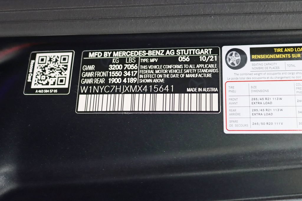 Used 2021 Mercedes-Benz G 63 AMG 4MATIC image 46