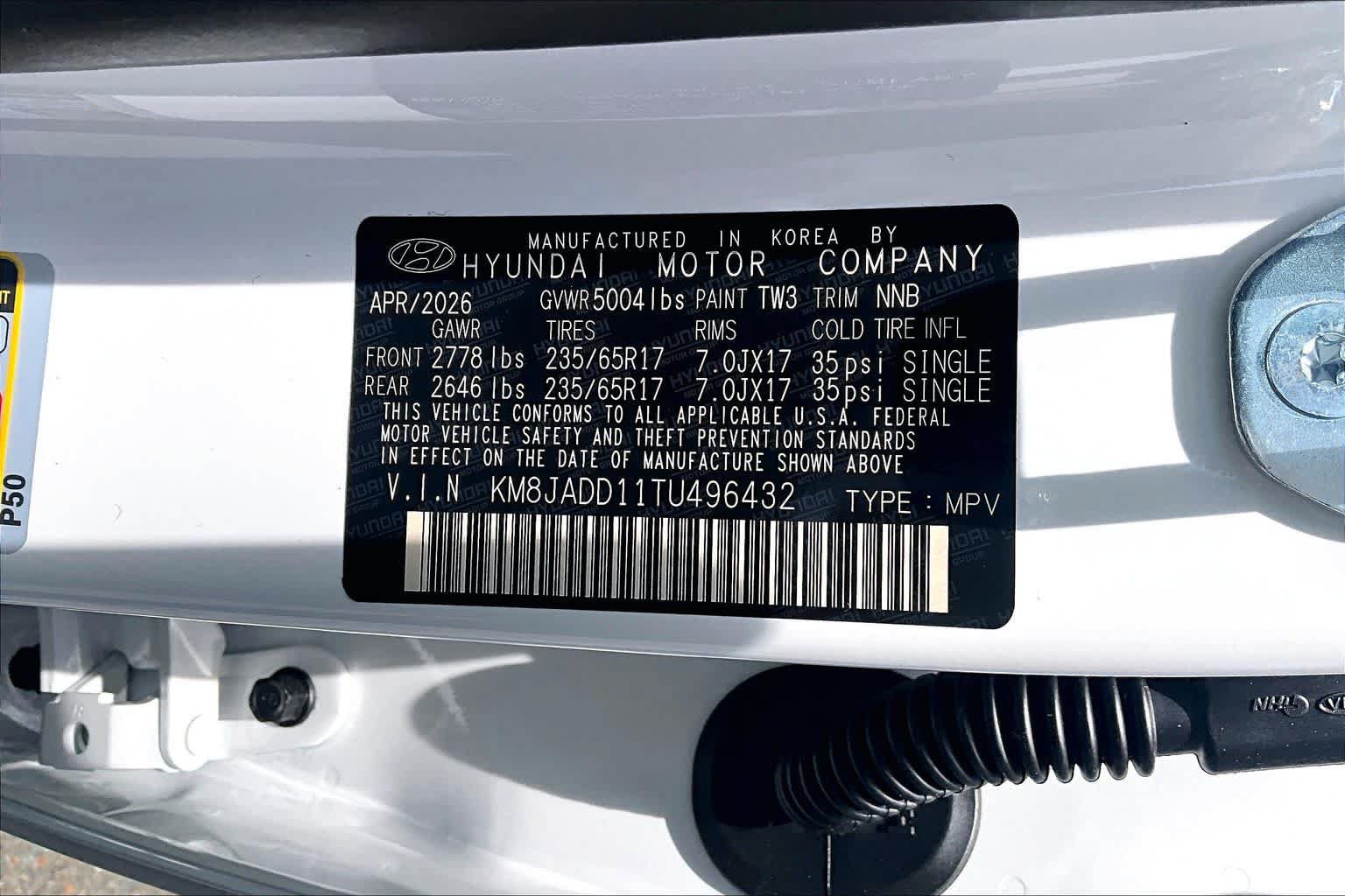 New 2026 Hyundai Tucson Blue SE AWD/4WD image 14