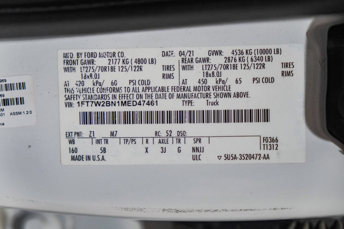 Used 2021 Ford F250 Lariat w/ FX4 Off-Road Package AWD/4WD image 64